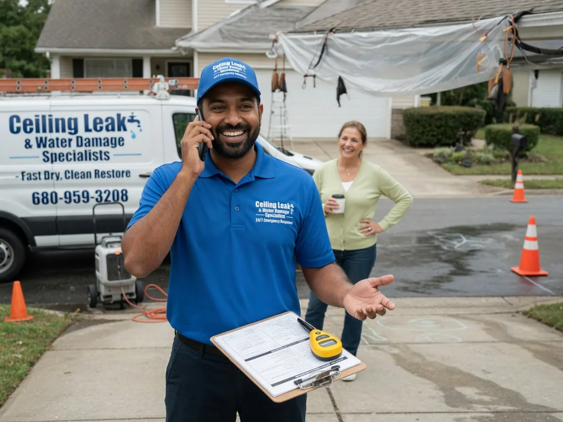 Ceiling Leak Cleanup Mount Olive, AL FAQs